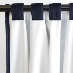 100% Verdunkelungsvorhang Samt Venise Blau MC412