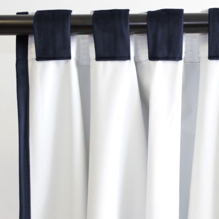 100% Verdunkelungsvorhang Samt Venise Blau MC412