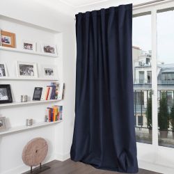 100% Verdunkelungsvorhang Samt Venise Blau MC412