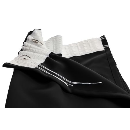 Verdunkelungsvorhang Uni Schwarz MC710