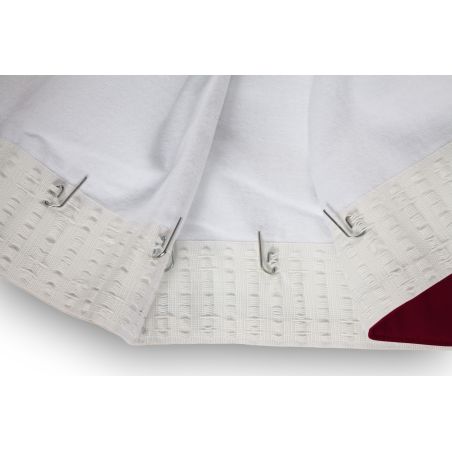 3in1 Lärmschutzvorhang mit Thermoisolierung Verdunkelung Rot MC330