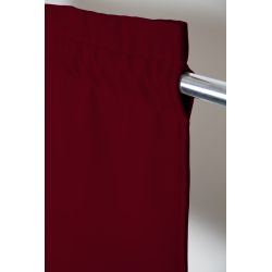 4in1 Raumteilervorhang mit Lärmschutz Thermoisolierung Verdunkelung Rot MC330